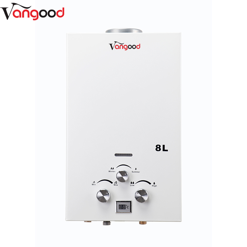 Shower Safe Gas Hot Water Heater Flueless Battery Powered Ignition Featured Image