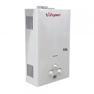 16 Liter Bathroom Gas Hot Water Heater LCD Digital Display