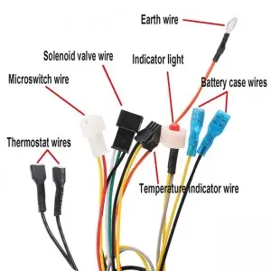 DC 3V Pulse Igniter Gas Water Heater Double Igniting Cords