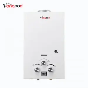Hot Selling for Natural Flue Type White Colour Coatting panel with LCD Display Gas Water Heater