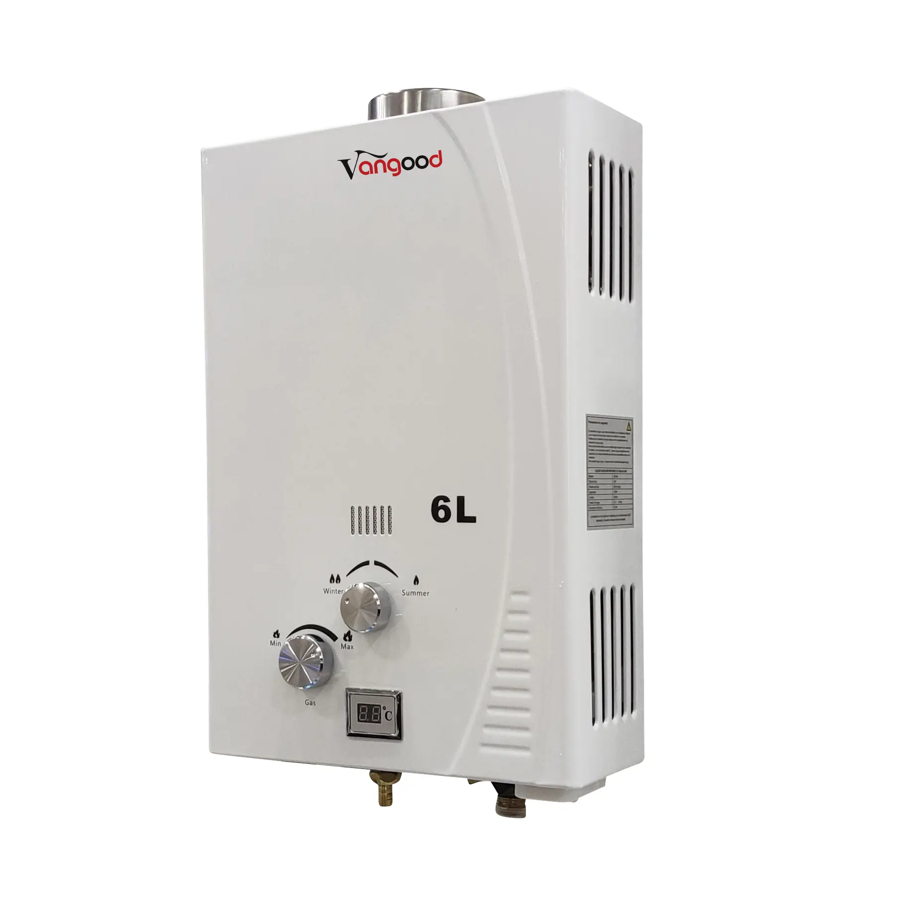 New Delivery for Portable Gas Water Heater -
 6L Gas Water Heater Ce Battery Temperature Controller – Vangood