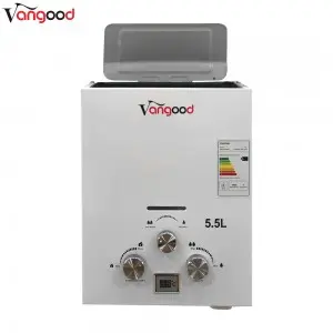 5.5L Vangood Outdoor Portable Gas Water Heater Shower
