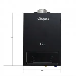 Indoor Propane Hot Water Heater 12L With Led Touch Panel