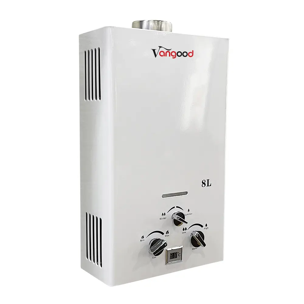 Factory Outlets Energy Efficient Water Heater -
 Indoor 8L Gas Water Heater Portable Bathroom Shower – Vangood