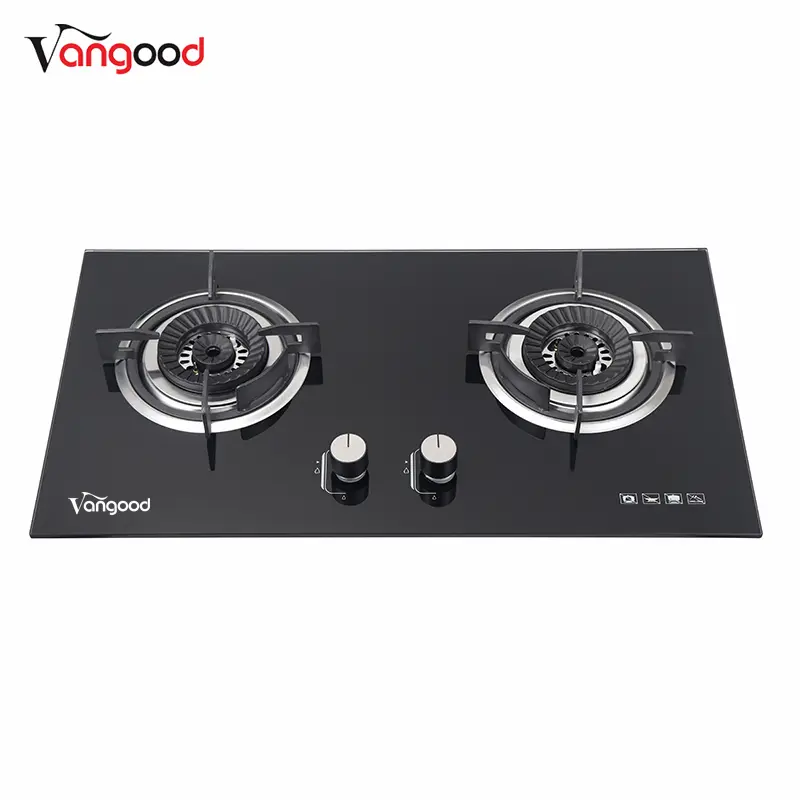 Reasonable price Gas Cooktop With Griddle -
 Automatic Butane On Glass 60cm Kitchen Cooking Hob Gas Cooker Cooktop – Vangood