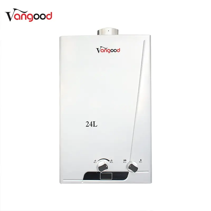Modern White Forced-Exhaust Water Heater