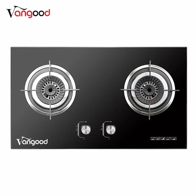 Automatic Butane On Glass 60cm Kitchen Cooking Hob Gas Cooker Cooktop
