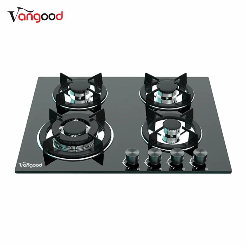 Hot sale Factory 4 Burner Gas Cooker -
 Built In Png 24 Inch Black Natural Propane 4 Burner Gas Stove – Vangood