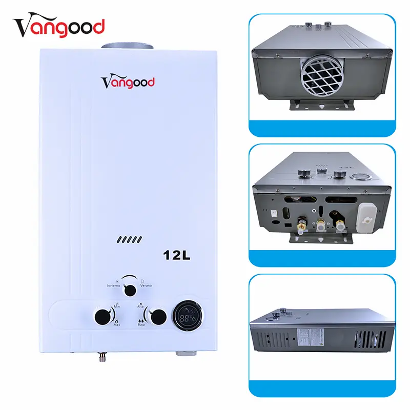 Factory source Mobile Home Propane Water Heater -
 12L Tankless LPG Instant Boiler Bathroom Home 24kw Gas Water Heaters – Vangood