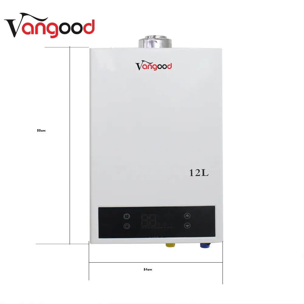 Instant 12l High Efficiency Tankless Gas Water Heater China Wholesale Price