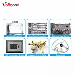 Hot sale Factory China Factory Top Rated Swimming Pool Water Heater Water Heater Supplier Tankless Gas Water Heater