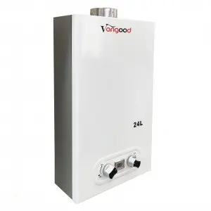 Gas Flow Activated Tankless Water Heater with Digital Display