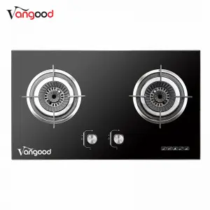 Automatic Butane On Glass 60cm Kitchen Cooking Hob Gas Cooker Cooktop