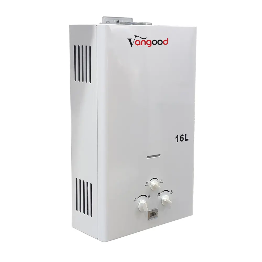 Professional China Junkers Gas Water Heater Spare Parts -
 16 Liter Bathroom Gas Hot Water Heater LCD Digital Display – Vangood