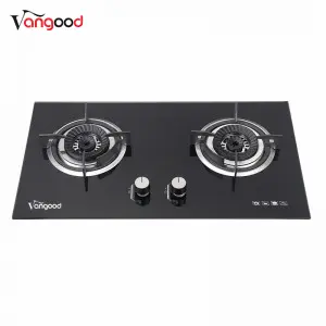 Automatic Butane On Glass 60cm Kitchen Cooking Hob Gas Cooker Cooktop