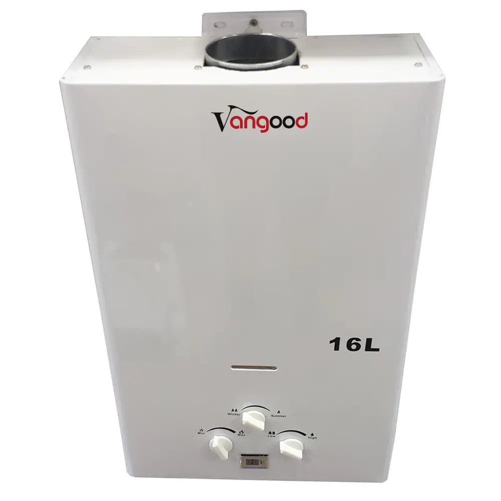 Professional China Junkers Gas Water Heater Spare Parts -
 16 Liter Bathroom Gas Hot Water Heater LCD Digital Display – Vangood