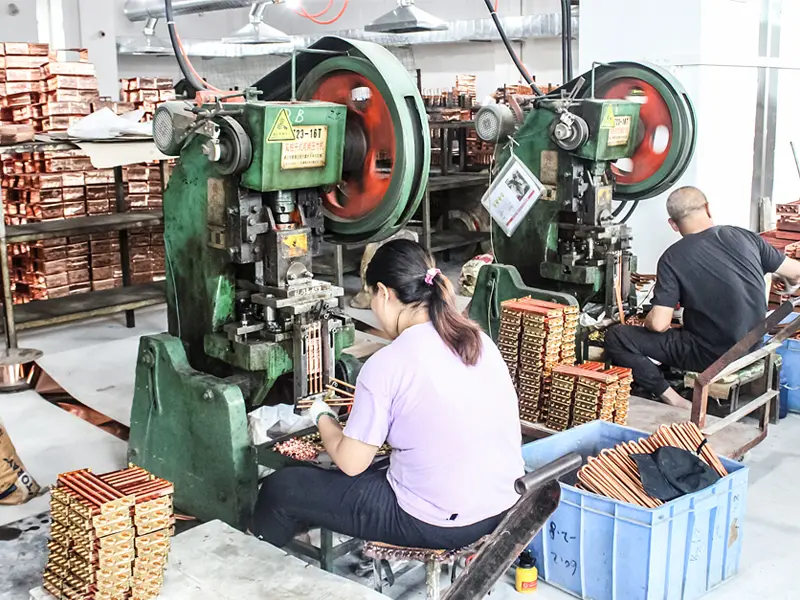 Water Heater Parts Factory Productivity
