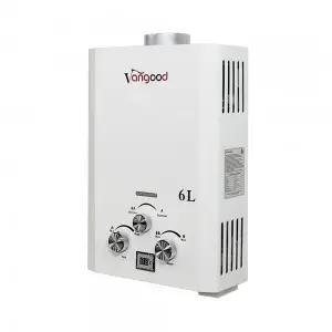 Custom Natural Gas Instant 6 Liter Wall Mount Tankless Gas Water Heater