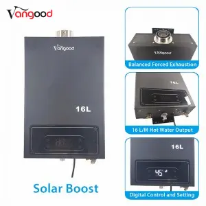Tankless Gas Water Heater On Demand Instant Indoor Installation
