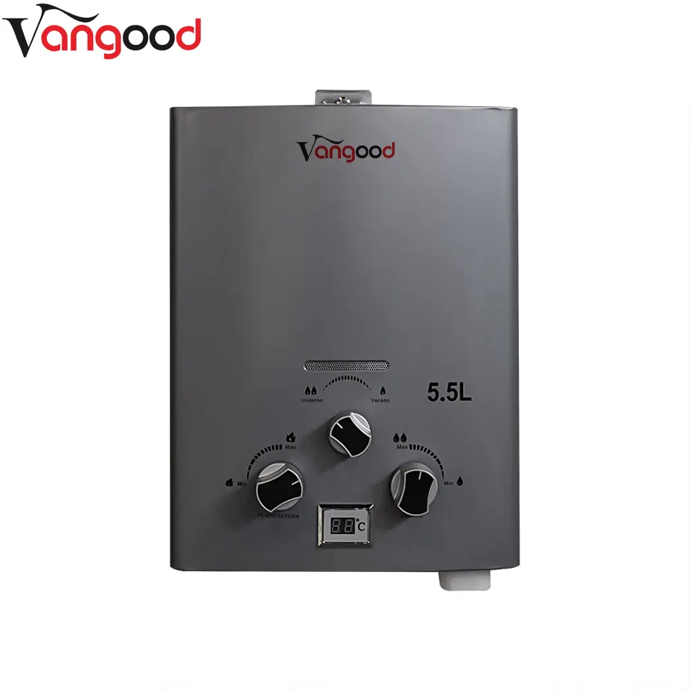 5.5l Small Gas Geyser Water Heater Camping Portable Shower