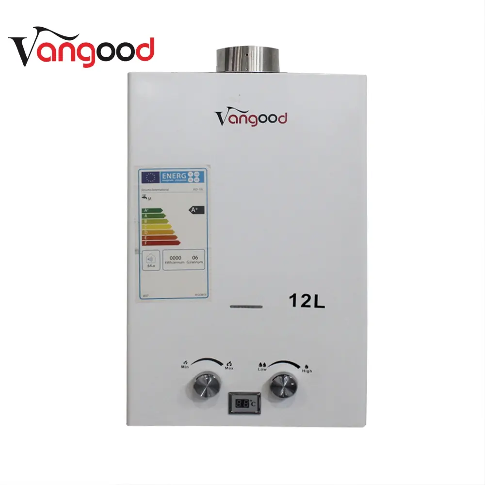 Economic 12L LPG Tankless Gas Water Heater Offering Efficient