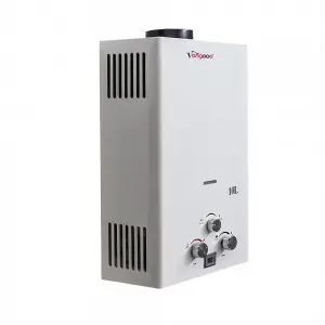 Efficient 10L Flue Gas Water Heater Instant Hot Water for Bathroom and Kitchen