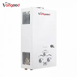 Hot Selling for Natural Flue Type White Colour Coatting panel with LCD Display Gas Water Heater
