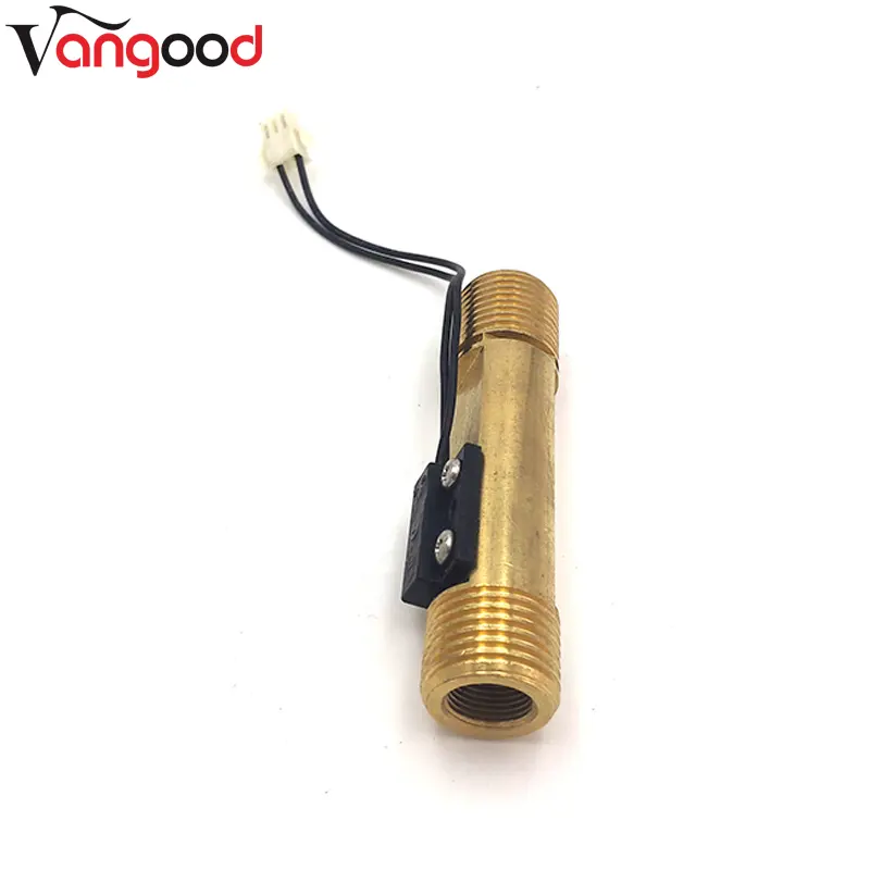 Brass Water Flow Control Switch Two Wire G1/2" Inch Water Flow Sensor