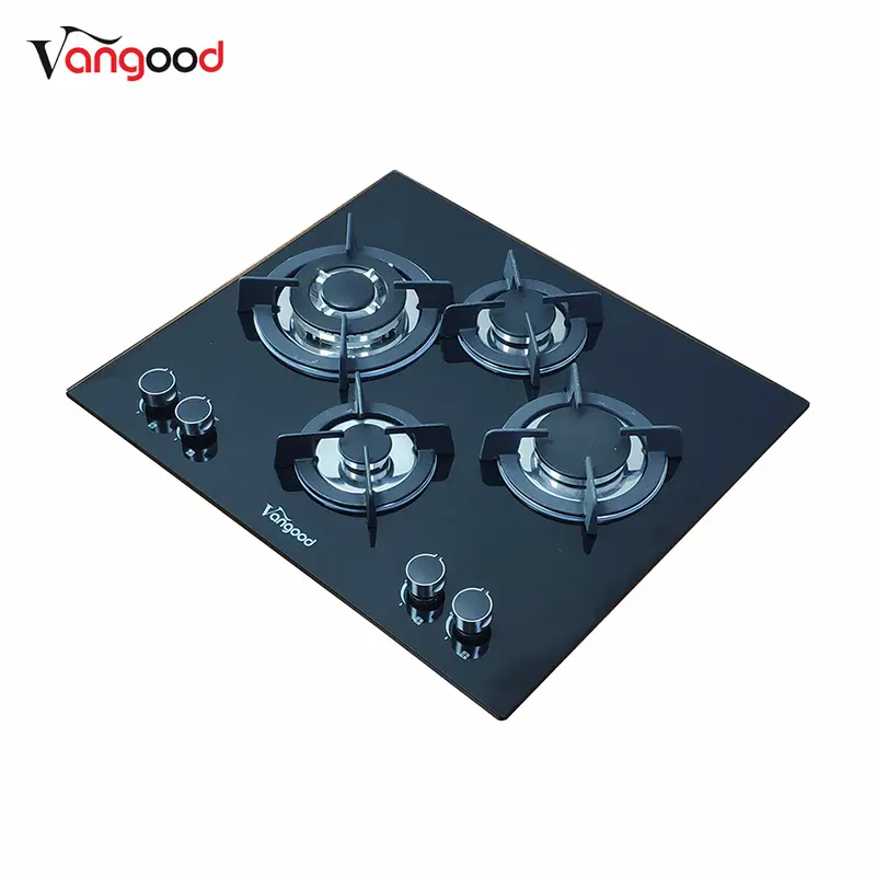 China New Product Gas Hob 4 Burner -
 Glass Top Automatic Butane Kitchen Cooktop 4 Burner Gas Stove – Vangood