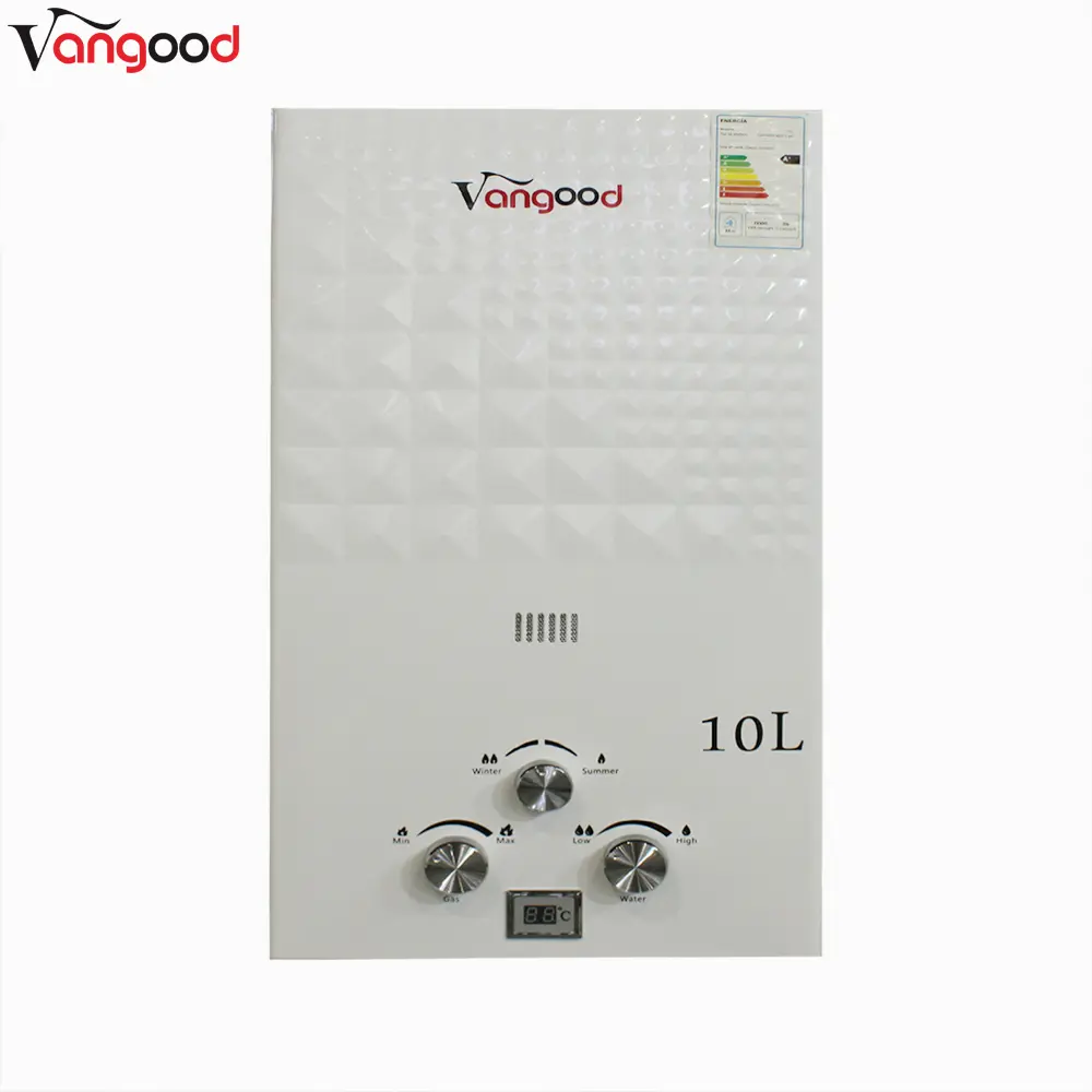 Gas Water Heater Flue Type White Gas Geyser Shower