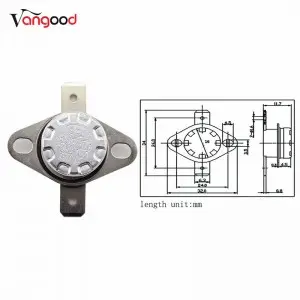 Ceramic Thermostat Ksd301 Normally Closed Temperature Control Switch
