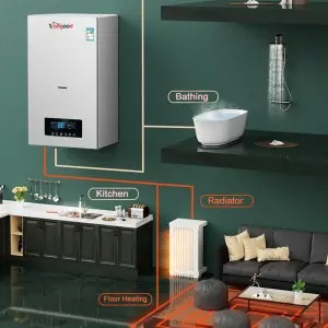 Under Floor Heating Wall Hung Combi Gas Boiler For Home