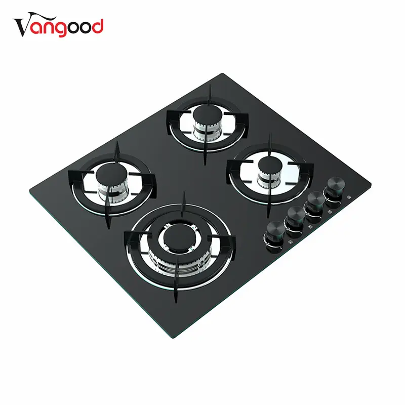 Hot sale Factory 4 Burner Gas Cooker -
 Built In Png 24 Inch Black Natural Propane 4 Burner Gas Stove – Vangood