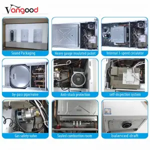 PriceList for Hot Selling Touch Screen Display Forced Type Tankless Gas Hot Water Heater