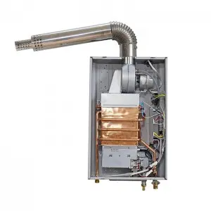 Gas Flow Activated Tankless Water Heater with Digital Display