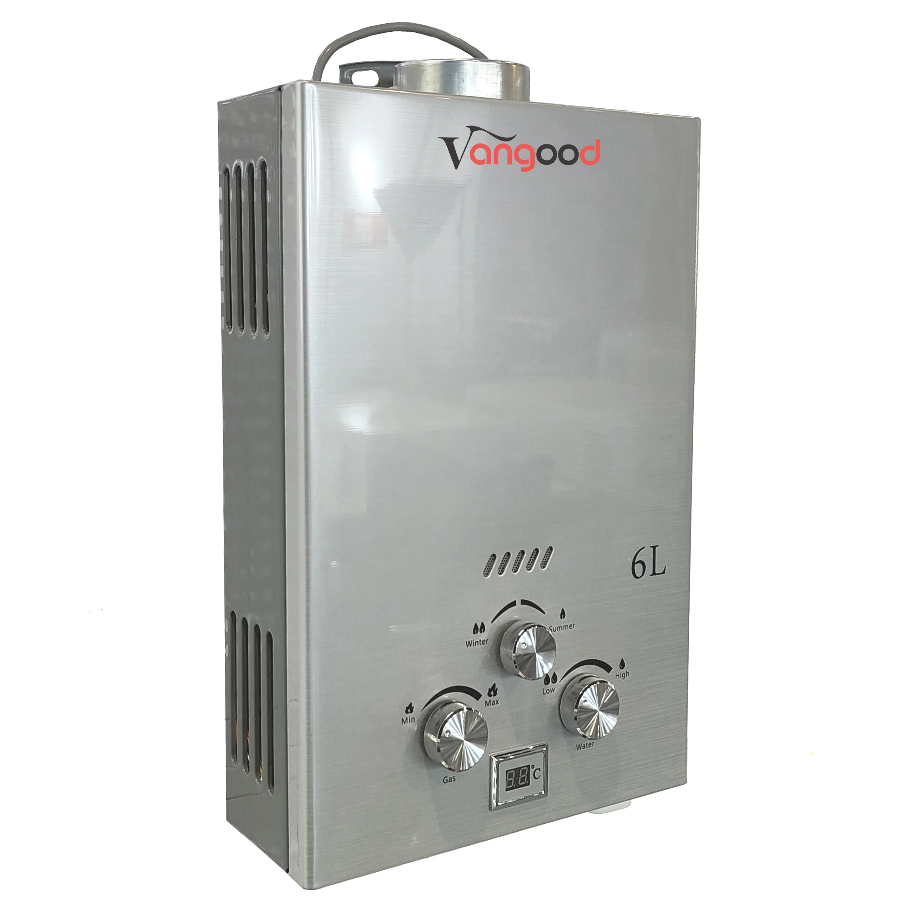 Discount wholesale Water Heater Gas Line -
 Custom Or Standard Mini Portable Gas Shower Water Heater 6L – Vangood