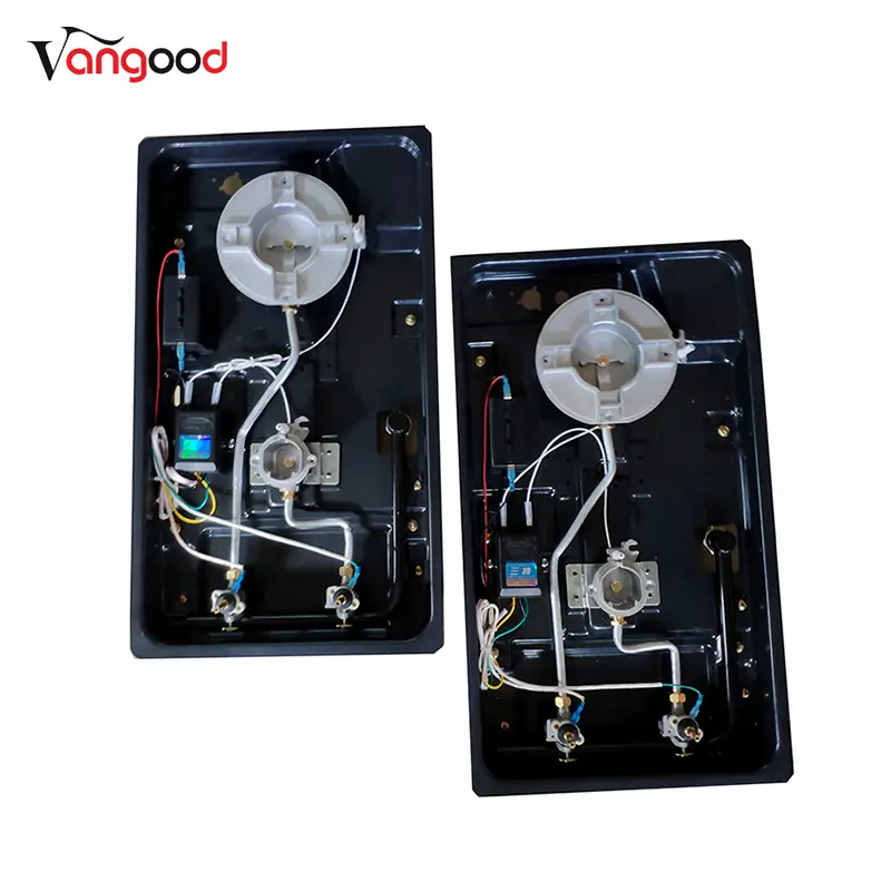 Factory selling Gas Cooker With Oven -
 Glass Built-in Double Cooker Burners Cast Iron Domino Gas Hob – Vangood