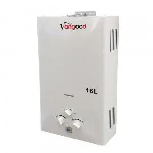 16 Liter Bathroom Gas Hot Water Heater LCD Digital Display