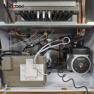IOS Certificate China New Design Glass Panel Model Zero/Low Water Pressure Gas Water Heater